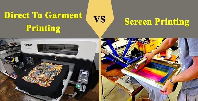 Direct To Garment Printing Vs. Screen Printing