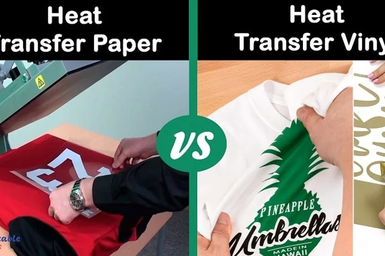 Heat Transfer Paper vs. Vinyl