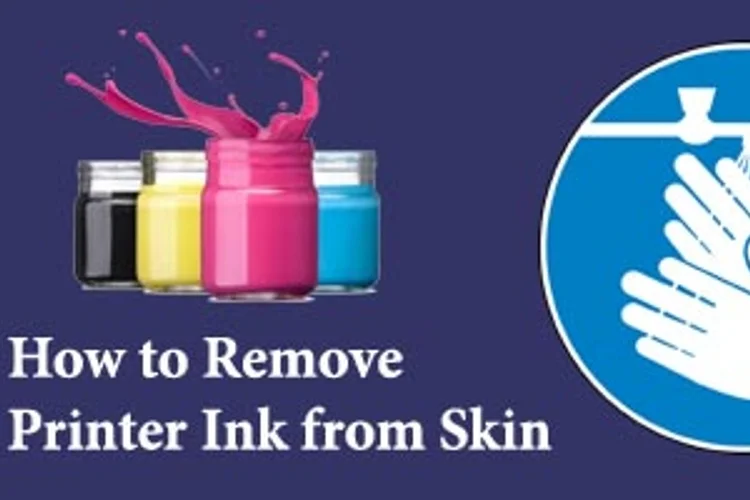 How to Remove Printer Ink from Skin