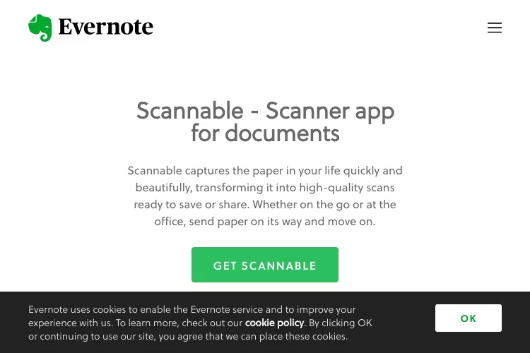 Evernote Scannable