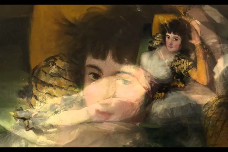 Francisco Goya's The Nude Maja (source: youtube)