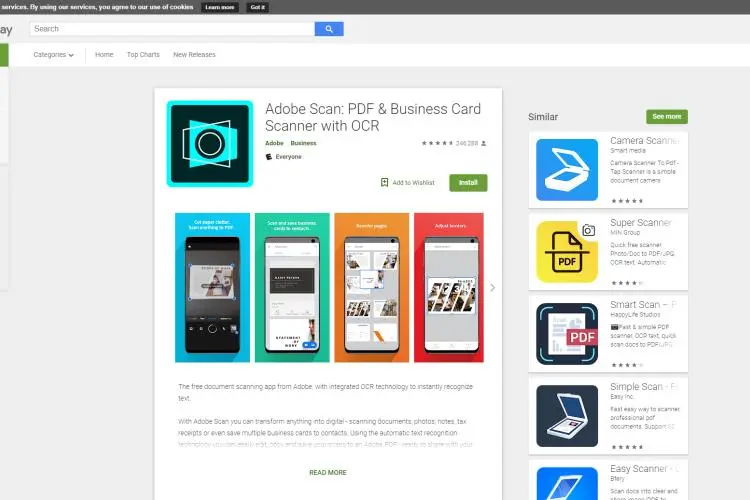 Adobe Scan: PDF& Business Card Scanner with OCR
