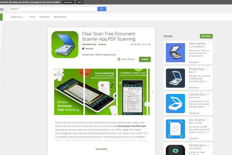Clear Scan: FreeDocument Scanner App, PDF Scanning