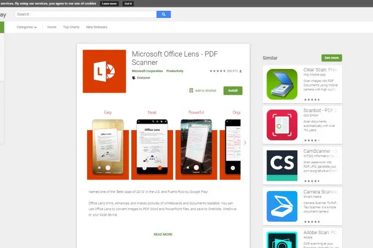 Microsoft OfficeLens - PDF Scanner