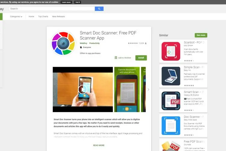 Smart Doc Scanner:Free PDF Scanner App