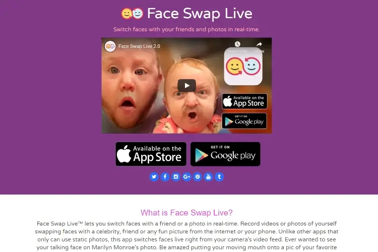 Face Swap Live