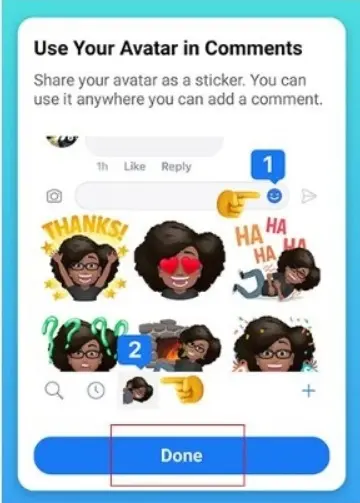WhatsApp status or display your Avatar in your newsfeed