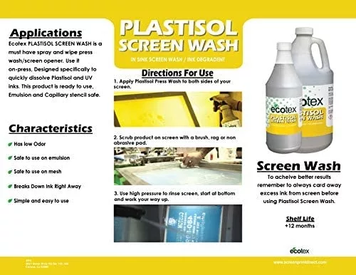 Use plastisol remover